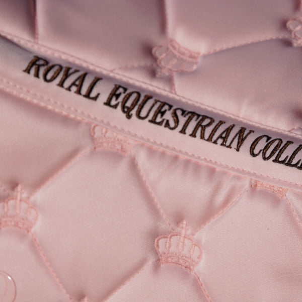 Mantilla ecuestre real para salto rosa