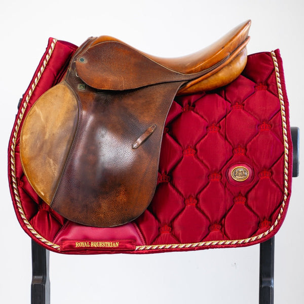 Mantilla de salto ecuestre Royal roja completa