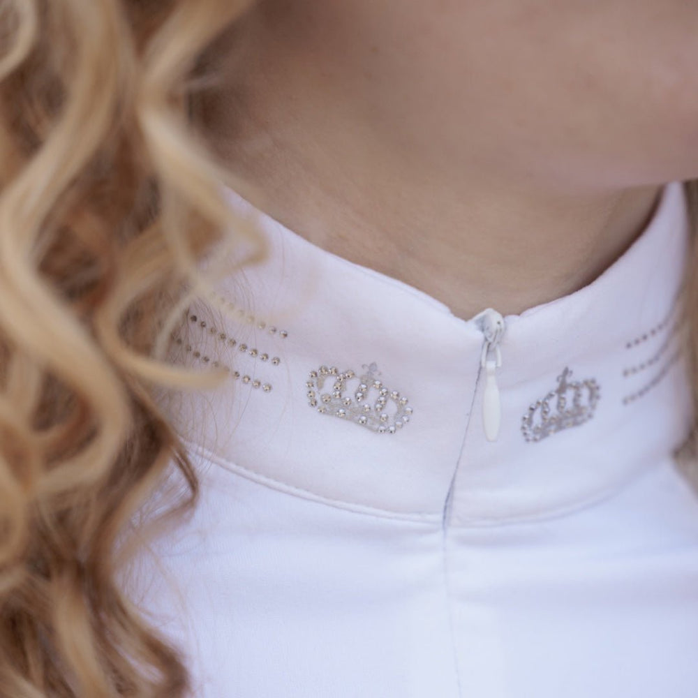 Camisa ecuestre real con encaje