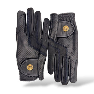 Guantes de montar de cuero Royal Equestrian