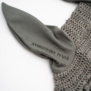 Gorro para orejas Royal Equestrian Premium plateado completo