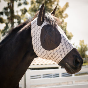 Máscara antimoscas Royal Equestrian Regalia di Roma Sand