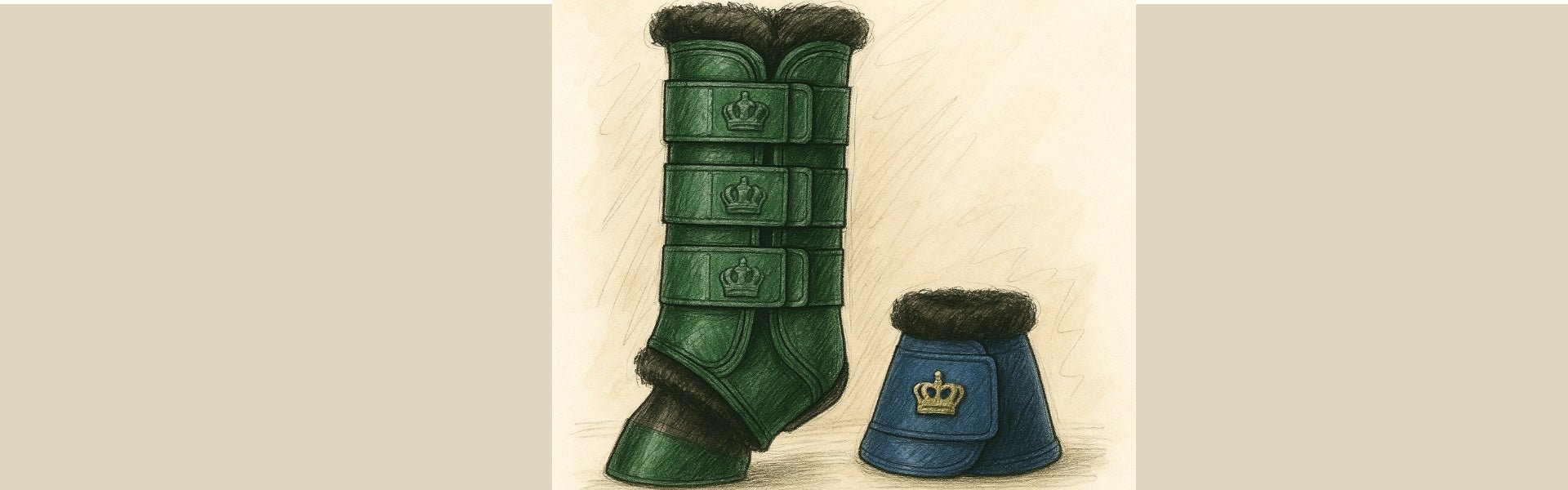 Bottes et polos pour chevaux