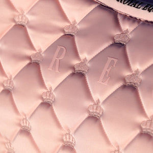 Tapis de selle royal pour dressage équestre rose