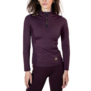 Royal Equestrian Liberte Base Layer Burgundy
