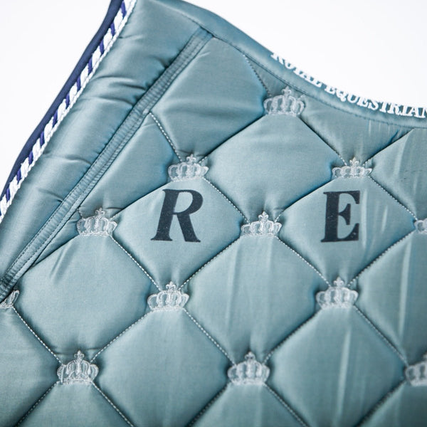 Tapis de selle Royal Equestrian Jump Saddle Pad Marine Blue Full