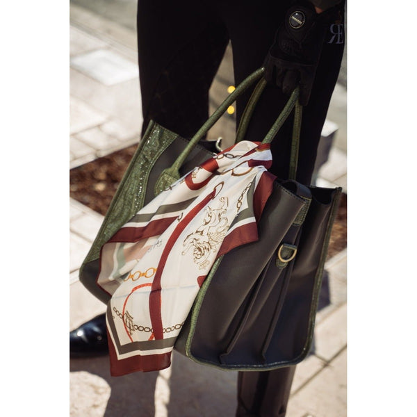 Foulard Chevalle Royal Equestrian Olive