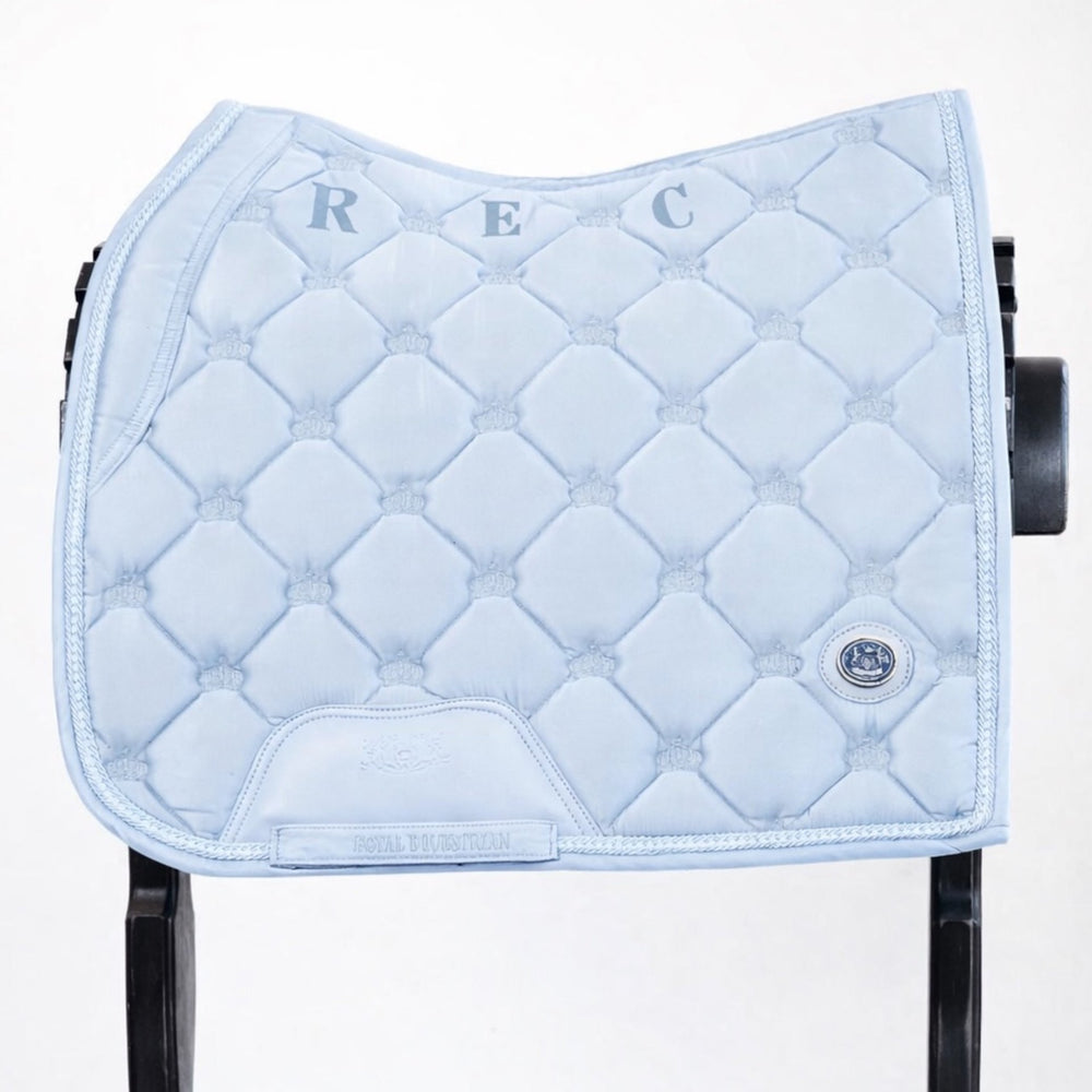 Sottosella da dressage Royal Equestrian blu ghiaccio