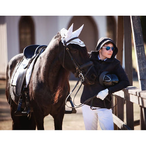 Royal Equestrian Giacca da equitazione con cappuccio Santino Nero