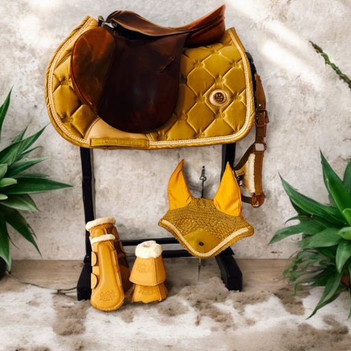 Sottosella da salto equestre Royal Crystal Champagne