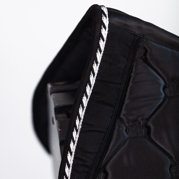 Royal Equestrian Jump Show Sella Pad Nero Argento Completo