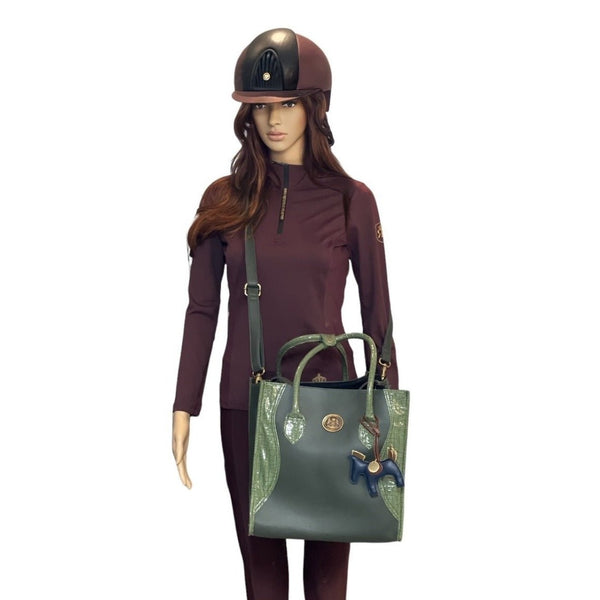 Borsa da toelettatura Royal Equestrian Verde oliva