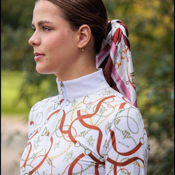 Royal Equestrian Chevalle Sjaal Roze