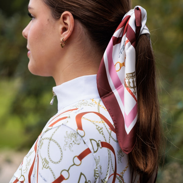 Royal Equestrian Chevalle Sjaal Roze