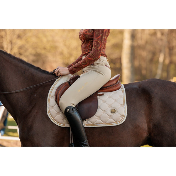 Royal Equestrian Spring Zadeldek Crystal Champagne Full