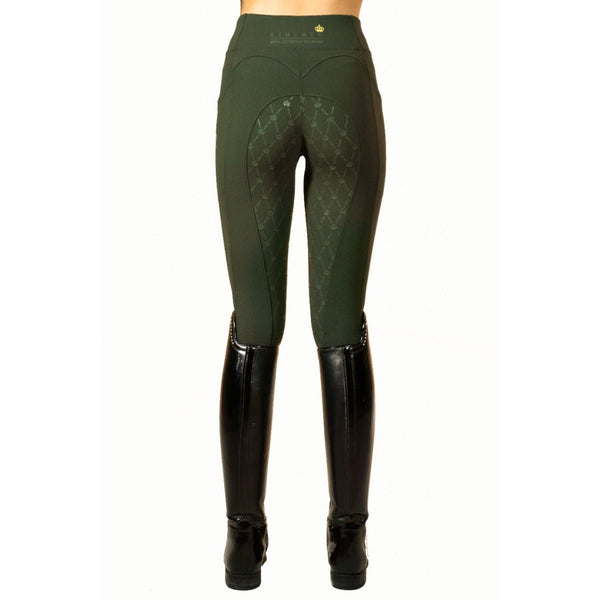 Royal Equestrian Full Grip Rijbroek Olijf