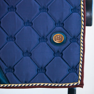 Koninklijk paardrijzadeldek Dressage Full Royal Blue