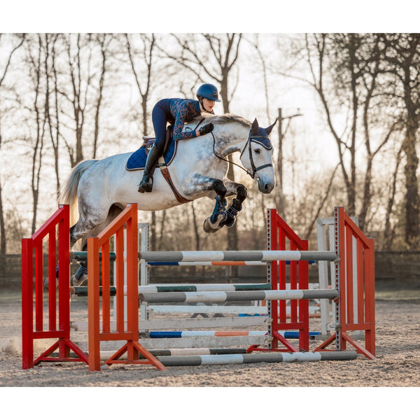 Royal Equestrian schokabsorberende schapenvacht peesbeschermers koningsblauw