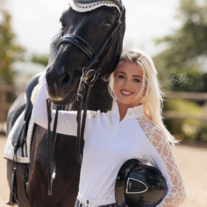 Royal ruitershowshirt met kant