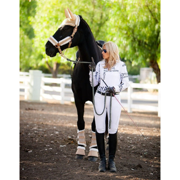 Royal Equestrian Premium Bell Boots Champagne
