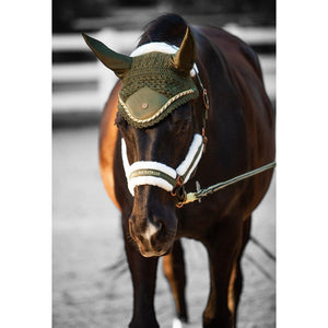 Royal Equestrian Premium Oorkap Olijf Volledig
