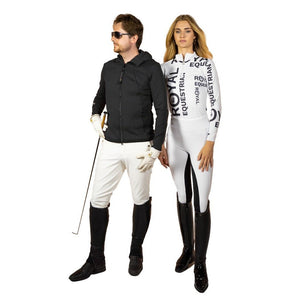 Royal Equestrian ridejakke med hette, Santino, svart