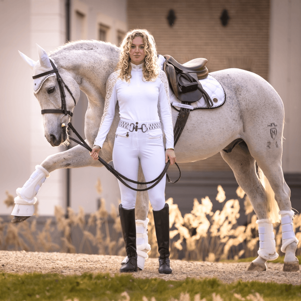 Royal Equestrian ridebukser med helforsterket høy midje, Cecile