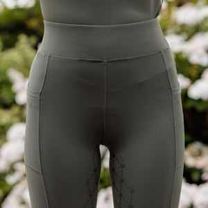 Bryczesy jeździeckie Royal Equestrian Lepouvoir Crystal Pro Full Grip