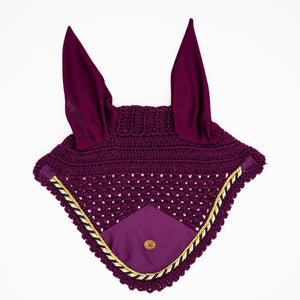 Royal Equestrian Premium Nauszniki fioletowy granatowy Full