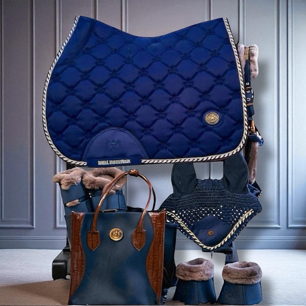 Królewska podkładka pod siodło Jump Royal Blue
