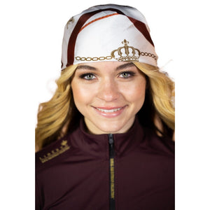 Szalik Royal Equestrian Chevalle Scarf Burgundy
