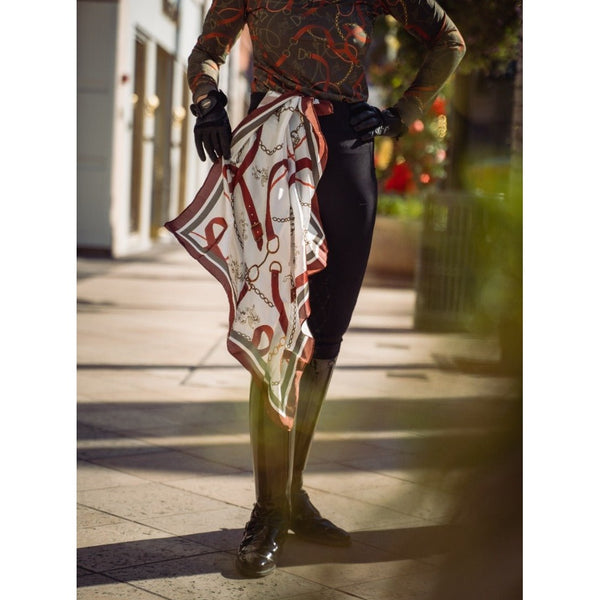 Szalik Royal Equestrian Chevalle Scarf Olive