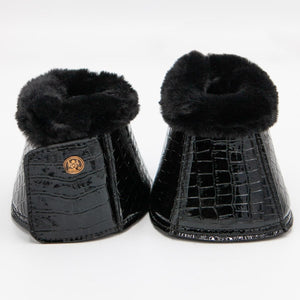 Ochraniacze Royal Equestrian Premium Bell Croco Black