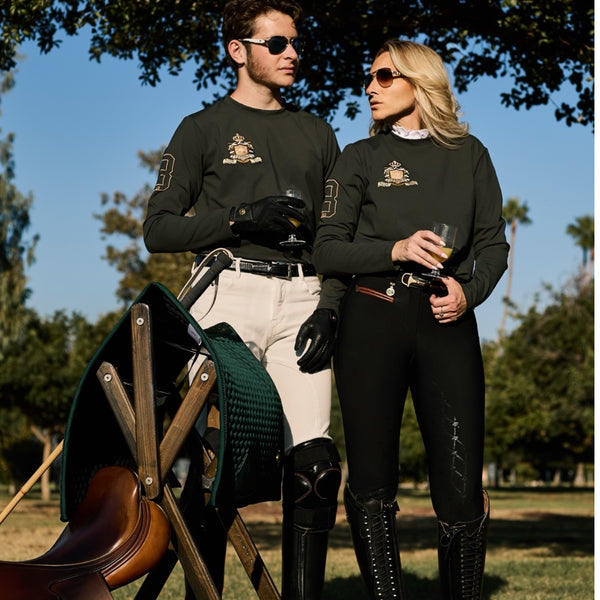 Royal Equestrian Classic Polo Träningsskjorta Grön