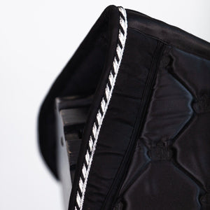 Royal Equestrian Jump Show sadelunderlägg svart silver full