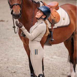 Royal Equestrian La Formation Ridbyxor Knä Beige