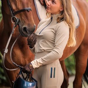 Royal Equestrian La Formation Ridbyxor Knä Beige
