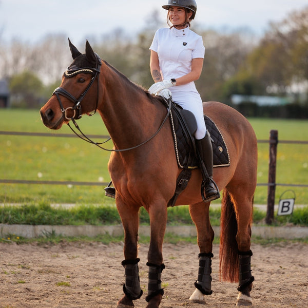 Royal Equestrian La Performance Cleopatra ridbodysuit – vit