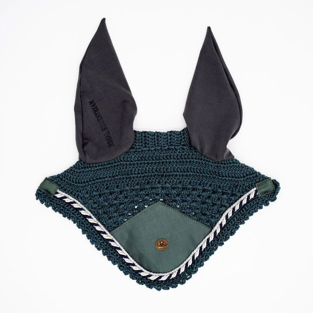 Royal Equestrian Premium öronmössa Marine Full